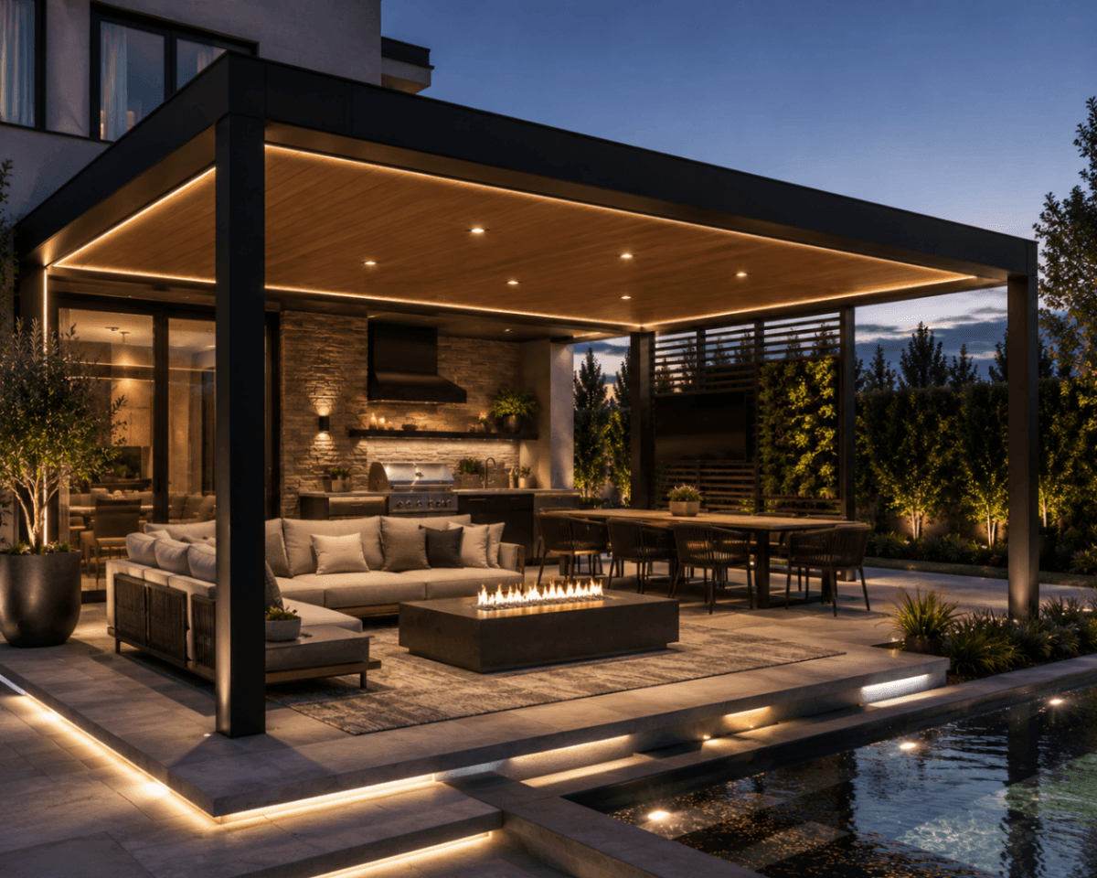 Interactive pergola design configurator